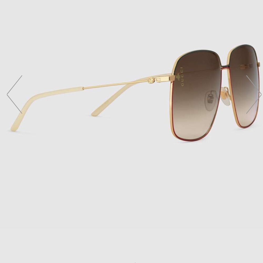 Gucci Rectangular Frame Sunglasses - image 3